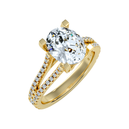 Delux Halo Ring In 925 Sterling Silver - Nine