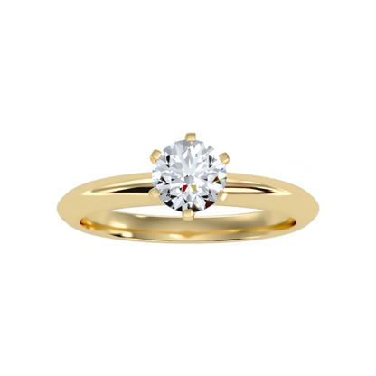 Designer Solitaire Ring In 925 Sterling Silver - Eight