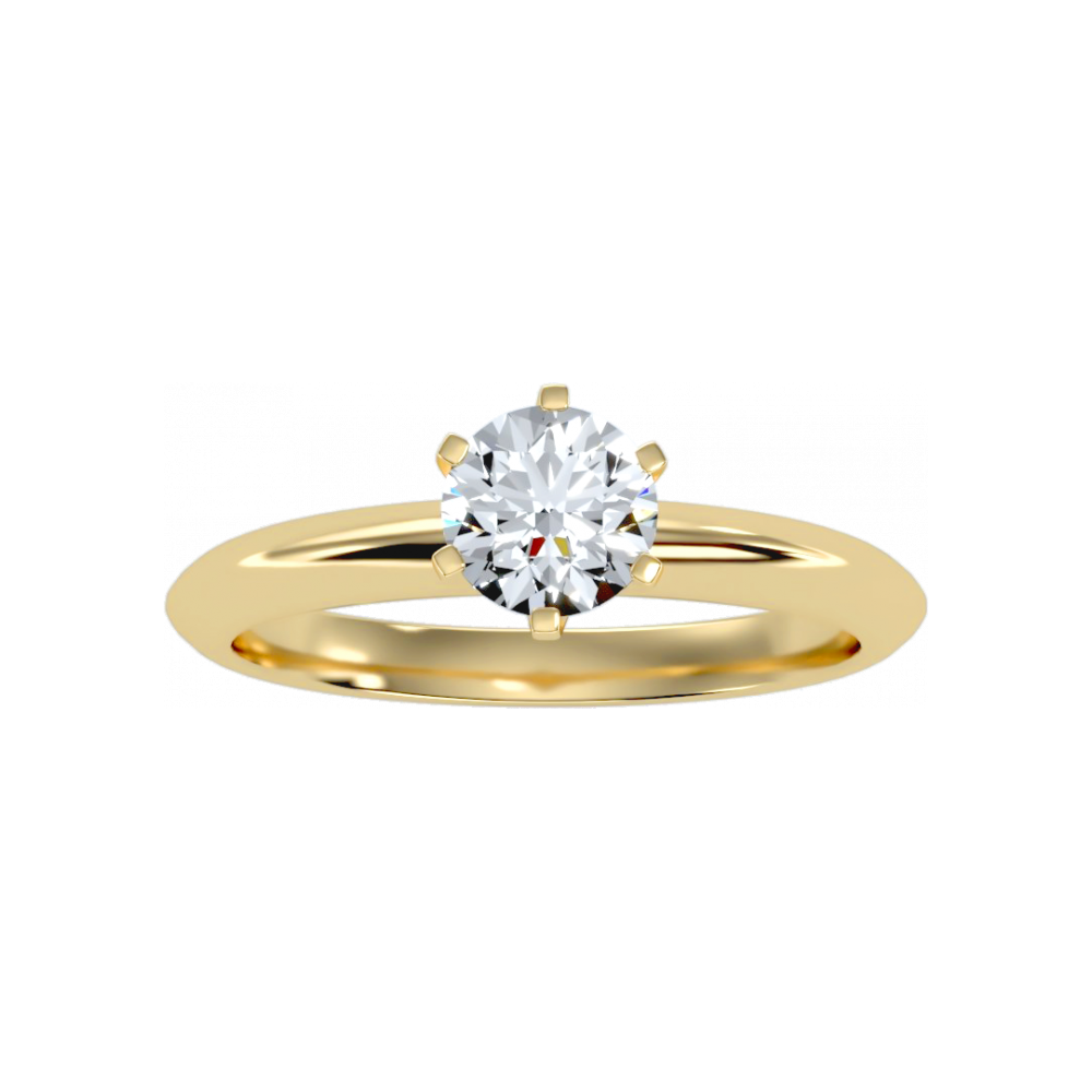 Designer Solitaire Ring - Eight
