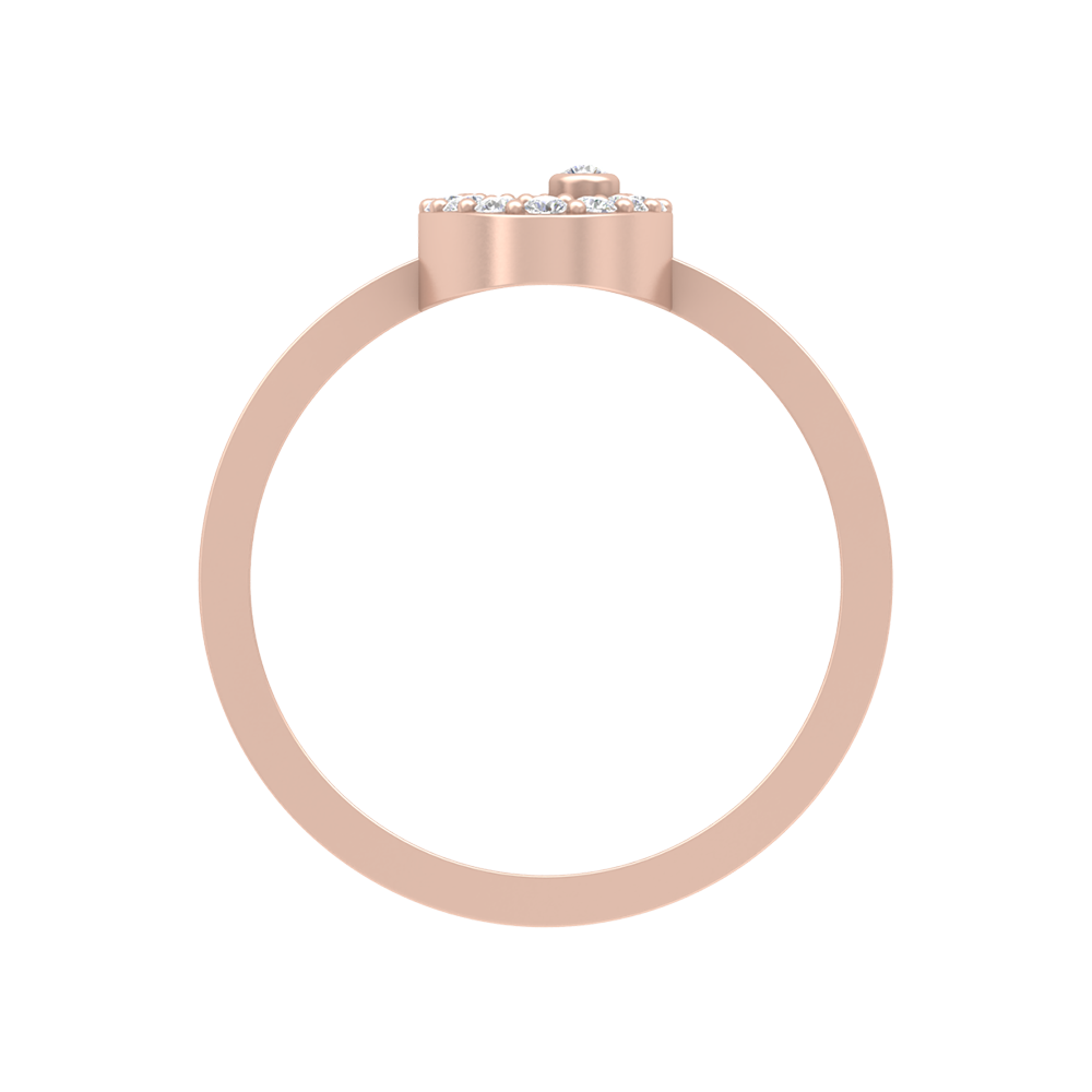 Dew Drop Ring In 925 Sterling Silver - Five