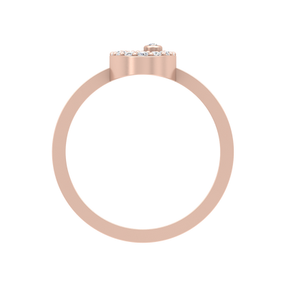 Dew Drop Ring In 925 Sterling Silver - Five