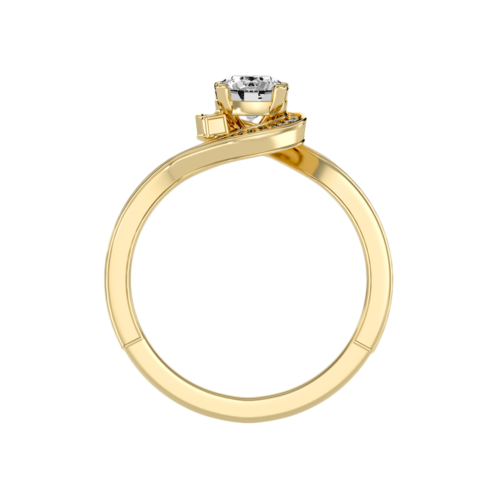 Diafano Halo Ring In 925 Sterling Silver - Two