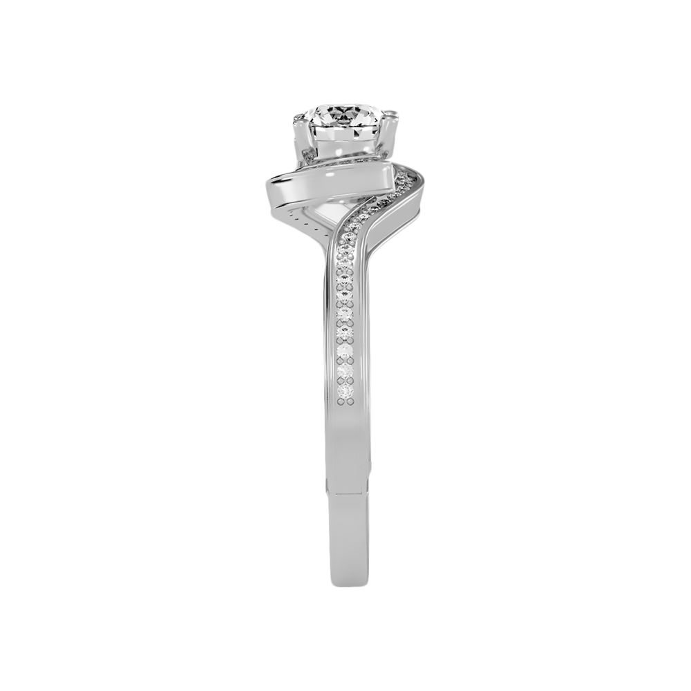 Diafano Halo Ring In 925 Sterling Silver - Seven