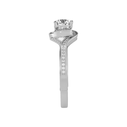 Diafano Halo Ring In 925 Sterling Silver - Seven