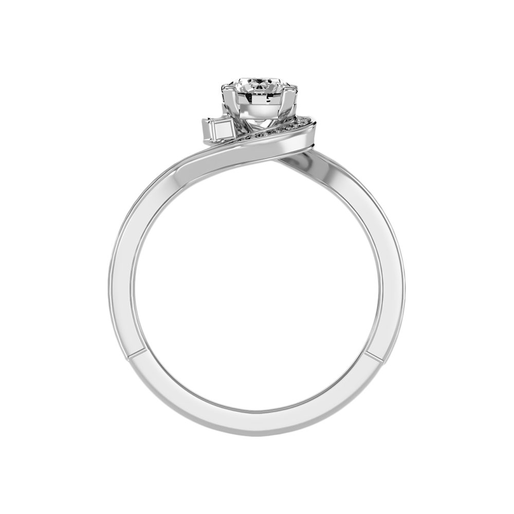 Diafano Halo Ring In 925 Sterling Silver - Eight