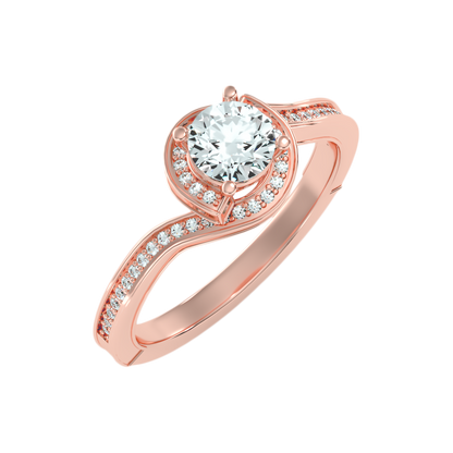 Diafano Halo Ring In 925 Sterling Silver - Nine
