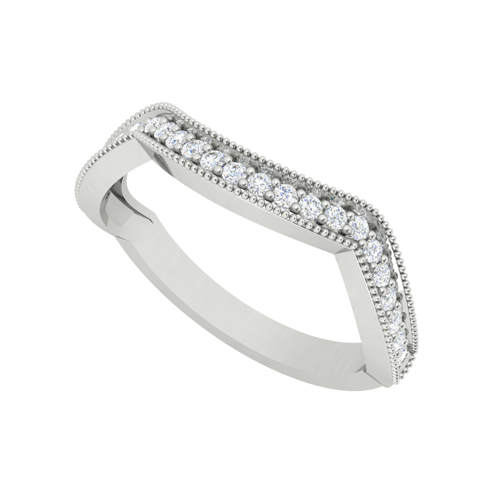 Diamant Hue Eternity Ring In 925 Sterling Silver - Five