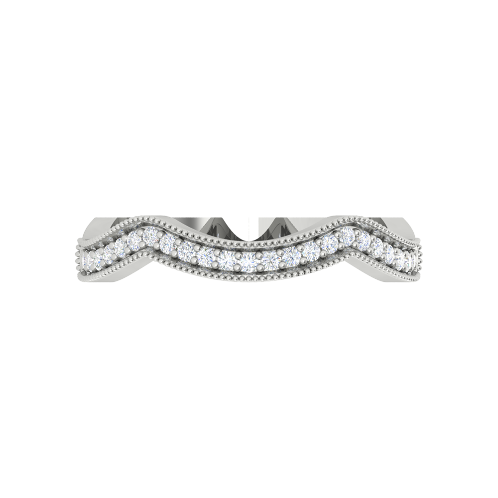 Diamant Hue Eternity Ring In 925 Sterling Silver - Six