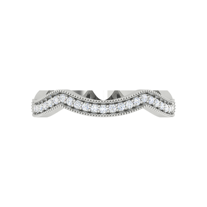 Diamant Hue Eternity Ring In 925 Sterling Silver - Six