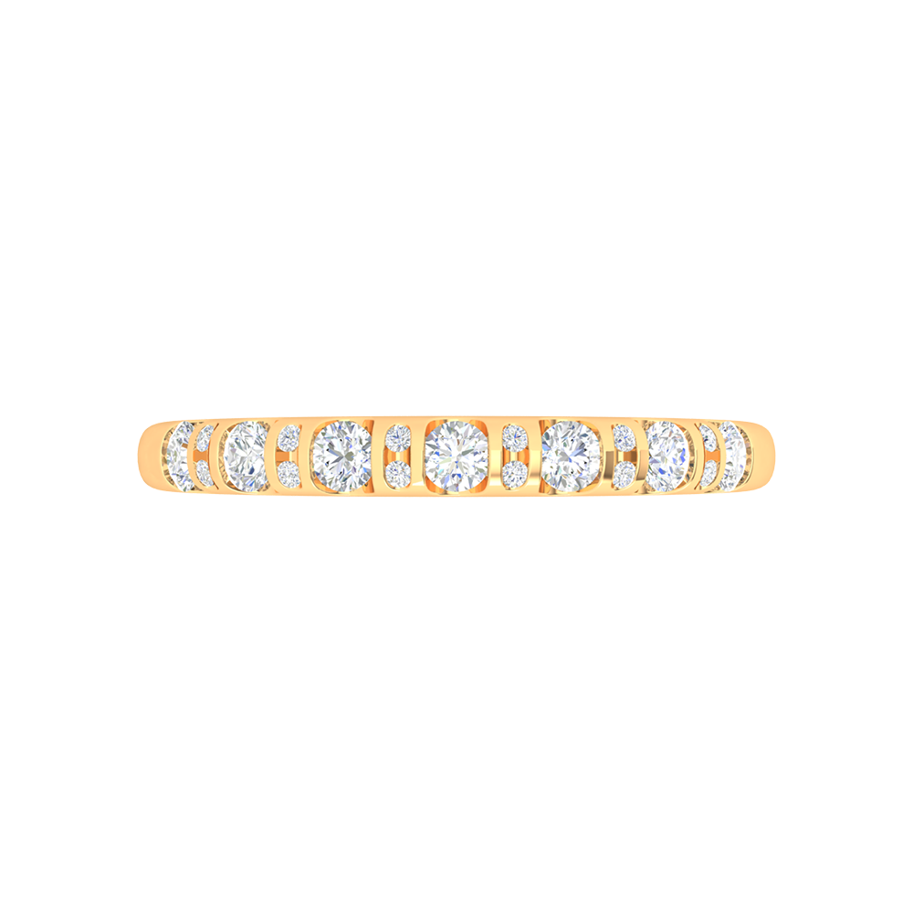 Diamond & Diva Diamond Ring In 925 Sterling Silver - Ten