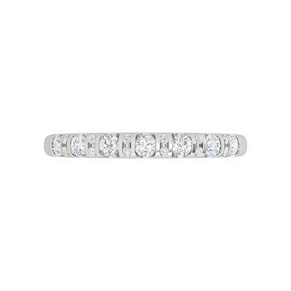 Diamond & Diva Diamond Ring In 925 Sterling Silver - Six