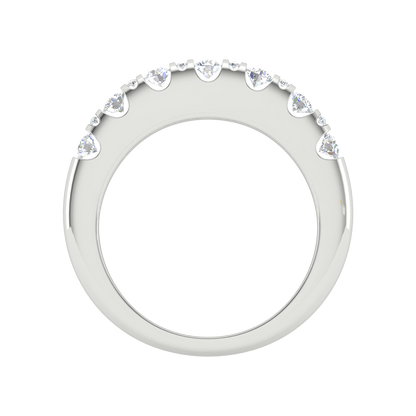 Diamond & Diva Diamond Ring In 925 Sterling Silver - Eight