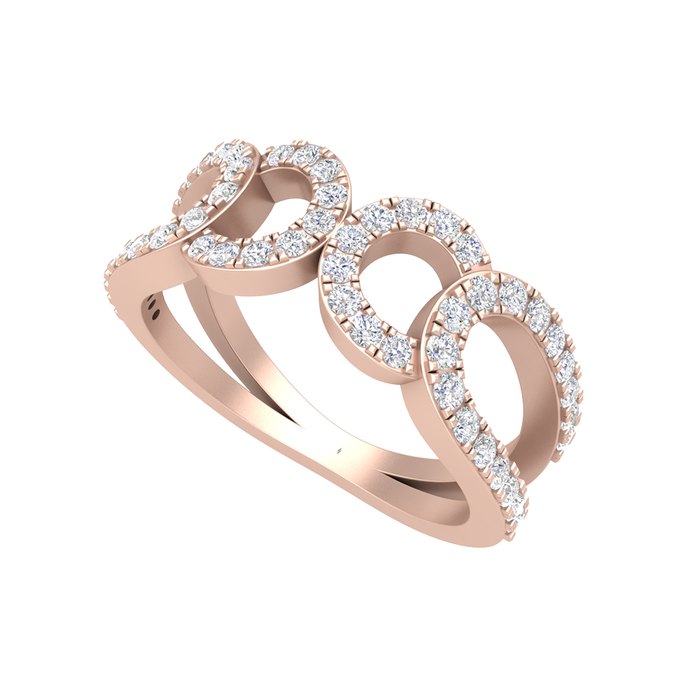 Diamond Duty Promise Ring In 925 Sterling Silver - One