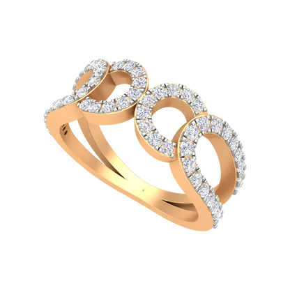 Diamond Duty Promise Ring In 925 Sterling Silver - Nine
