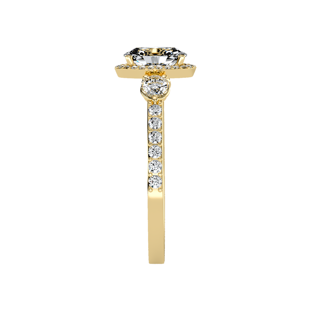 Diamoon Halo Ring - Eleven