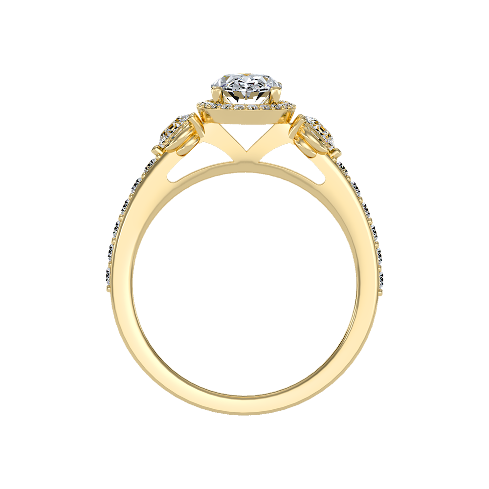 Diamoon Halo Ring - Twelve