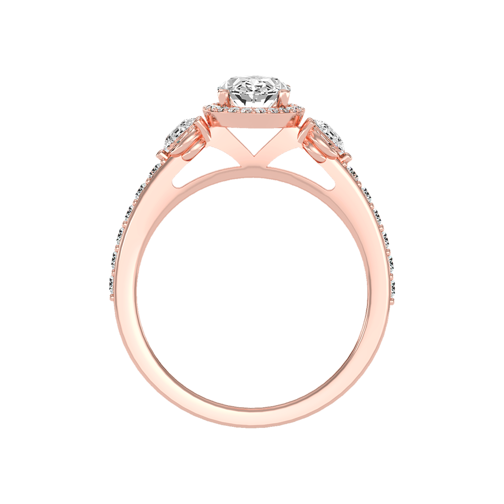Diamoon Halo Ring - Six