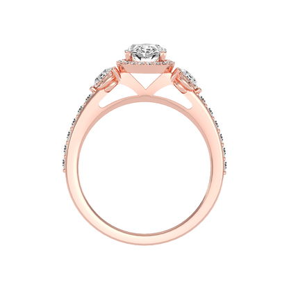 Diamoon Halo Ring - Six