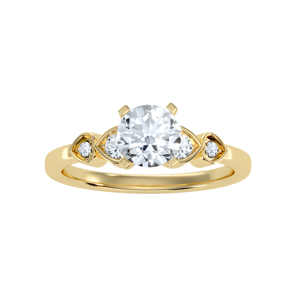 Dignified Solitaire Ring In 925 Sterling Silver - Ten