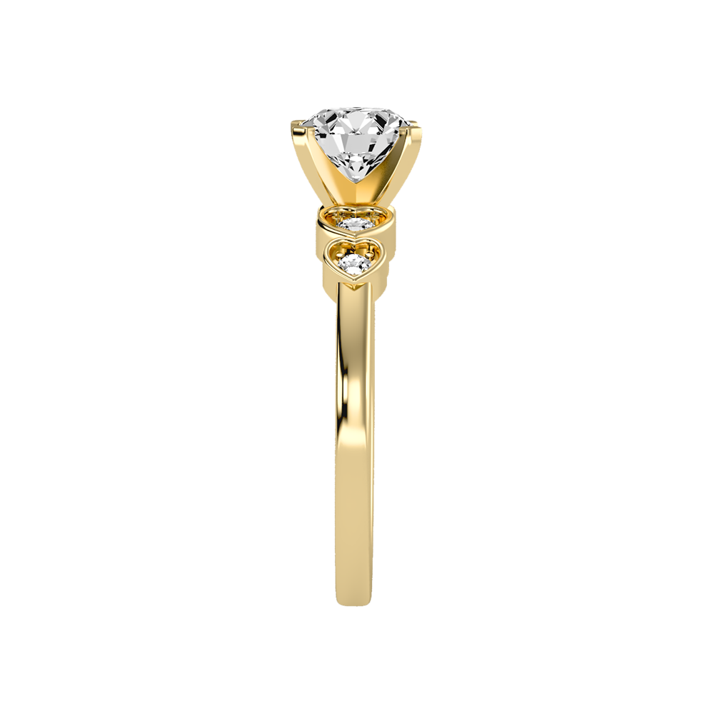 Dignified Solitaire Ring In 925 Sterling Silver - Eleven