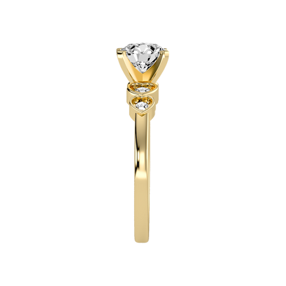 Dignified Solitaire Ring In 925 Sterling Silver - Eleven