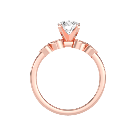 Dignified Solitaire Ring In 925 Sterling Silver - Two