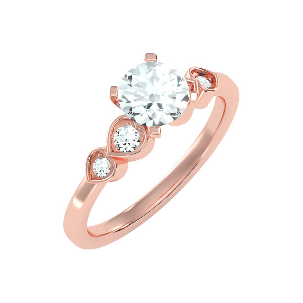 Dignified Solitaire Ring - Three