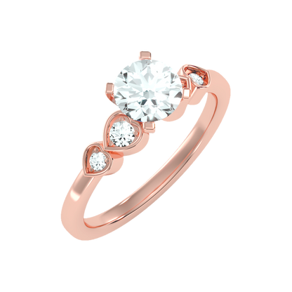 Dignified Solitaire Ring - Three