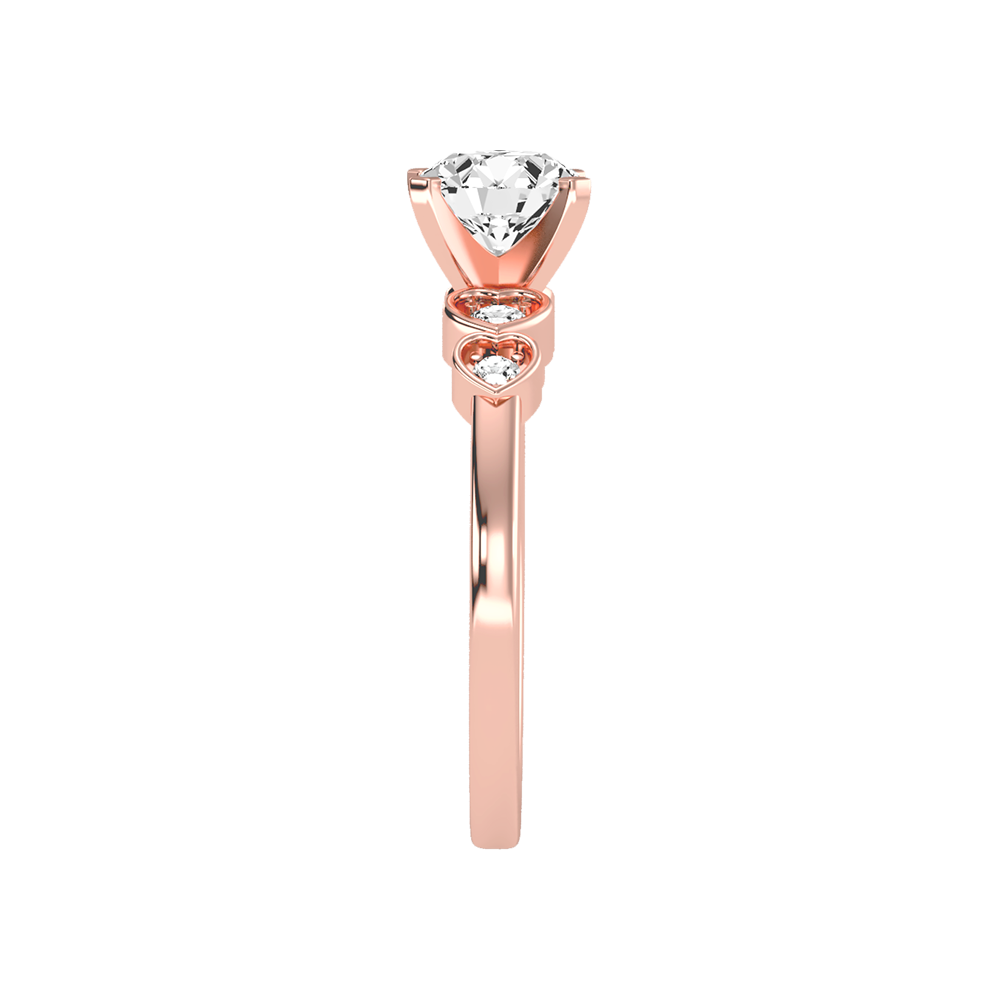 Dignified Solitaire Ring In 925 Sterling Silver - Four