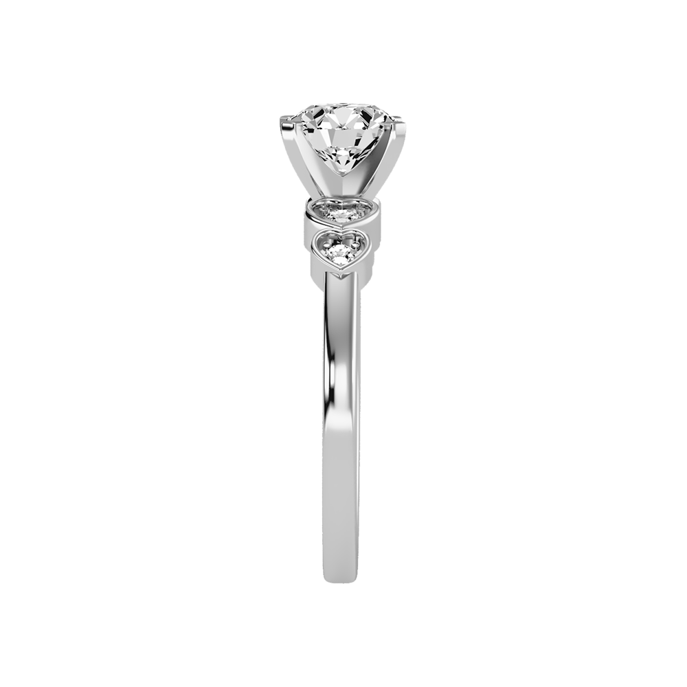 Dignified Solitaire Ring In 925 Sterling Silver - Seven
