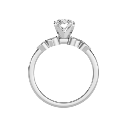 Dignified Solitaire Ring In 925 Sterling Silver - Eight