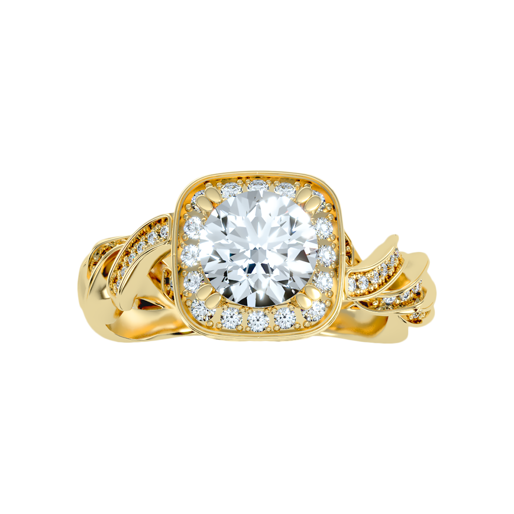 Discerning Solitaire Ring In 925 Sterling Silver - Ten