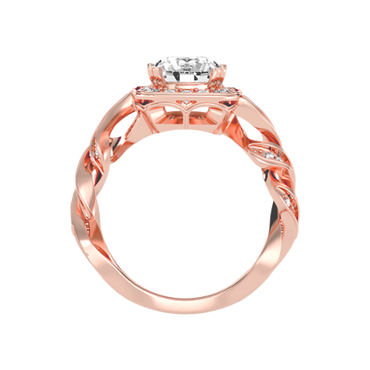 Discerning Solitaire Ring In 925 Sterling Silver - Two