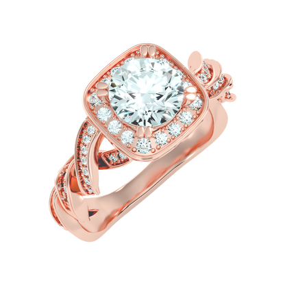Discerning Solitaire Ring In 925 Sterling Silver - Three