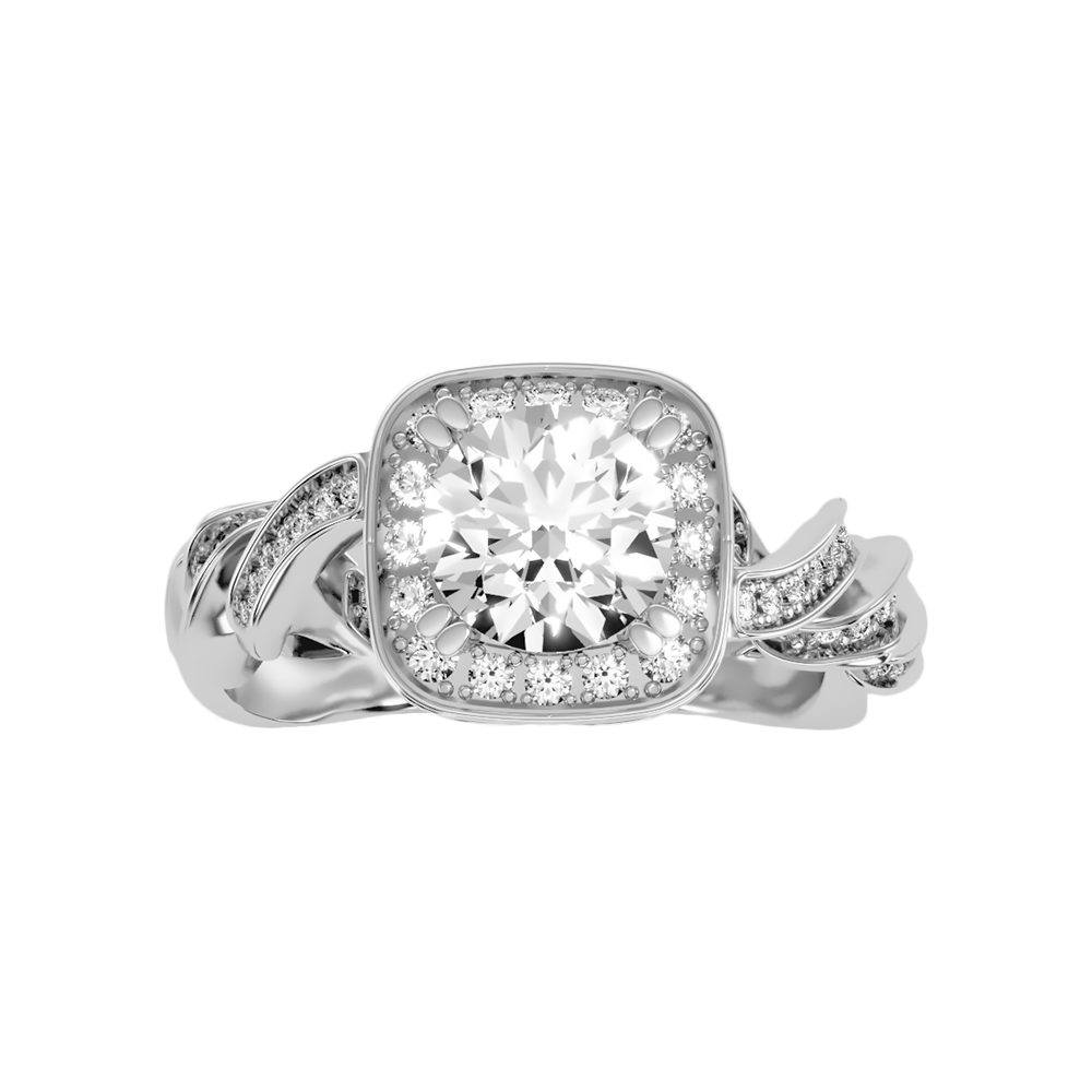 Discerning Solitaire Ring In 925 Sterling Silver - Six