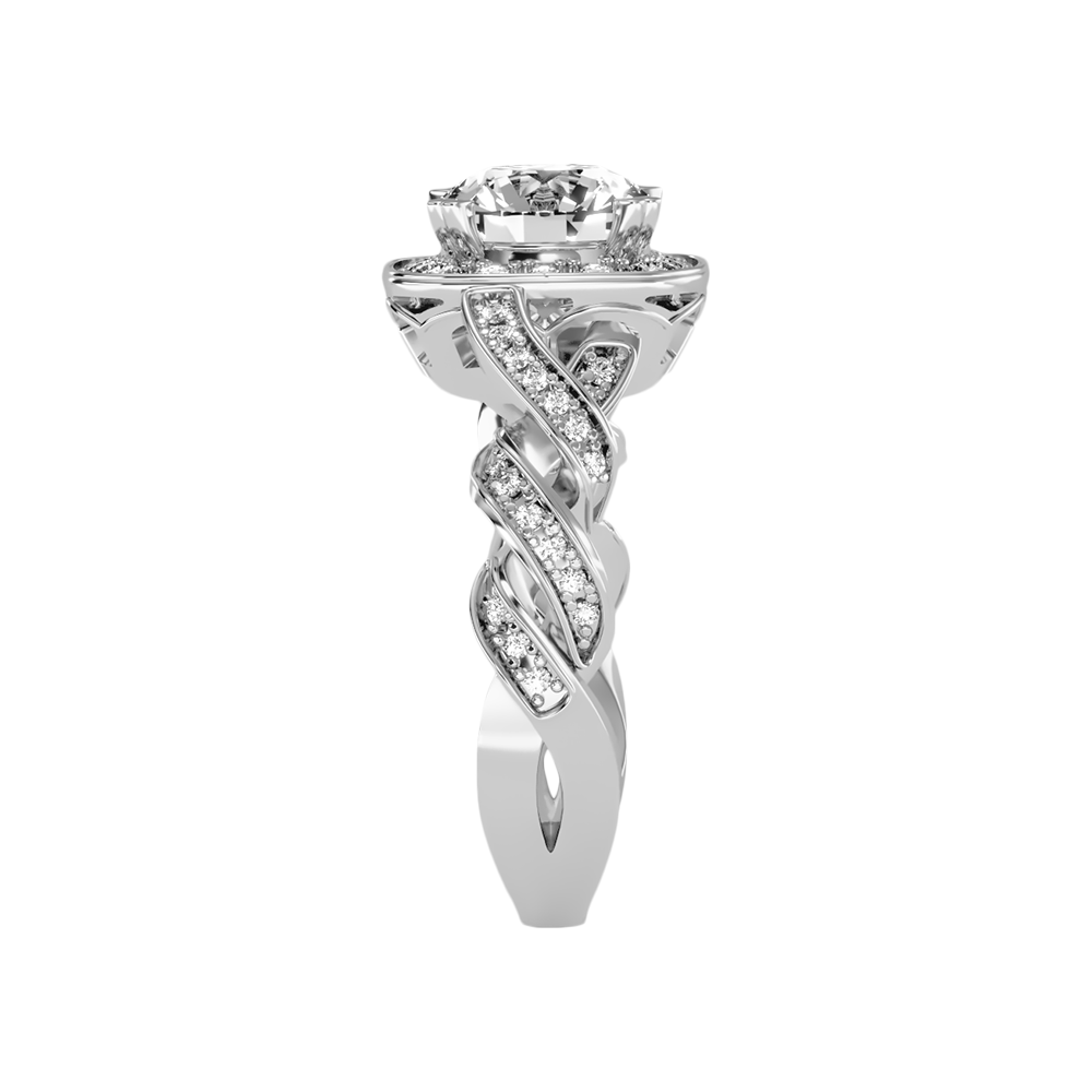 Discerning Solitaire Ring In 925 Sterling Silver - Seven
