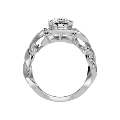 Discerning Solitaire Ring In 925 Sterling Silver - Eight
