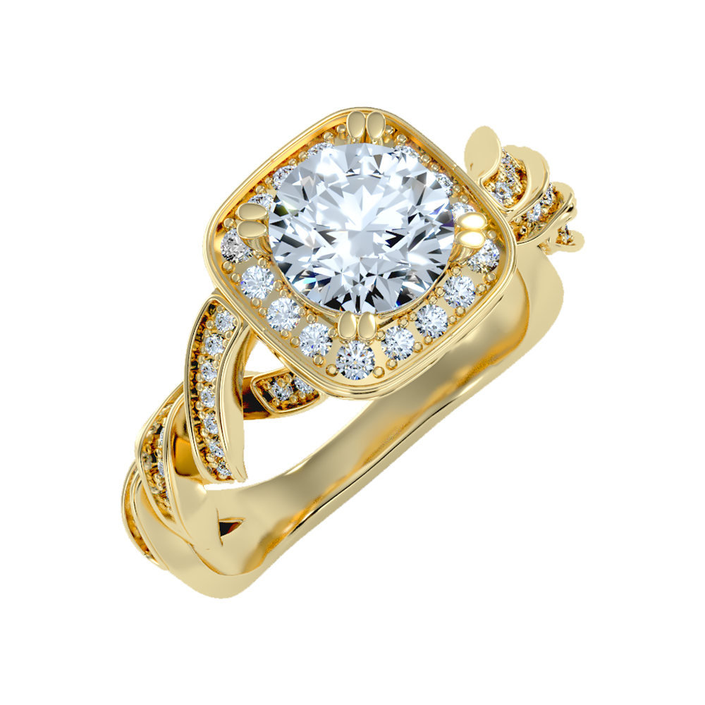Discerning Solitaire Ring In 925 Sterling Silver - Nine