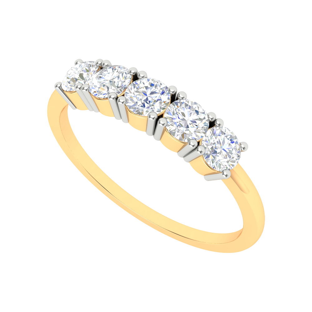 Divan Half Eternity Ring - Ten