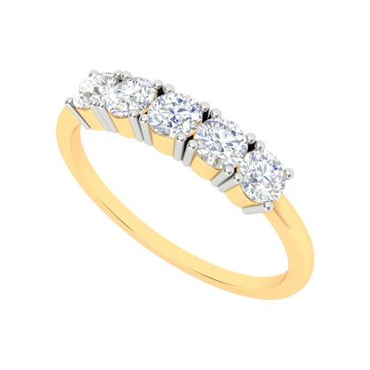 Divan Half Eternity Ring - Ten