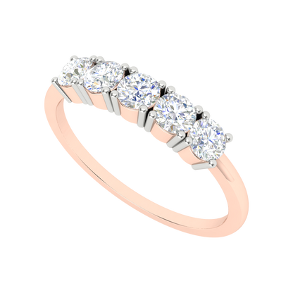 Divan Half Eternity Ring - Two