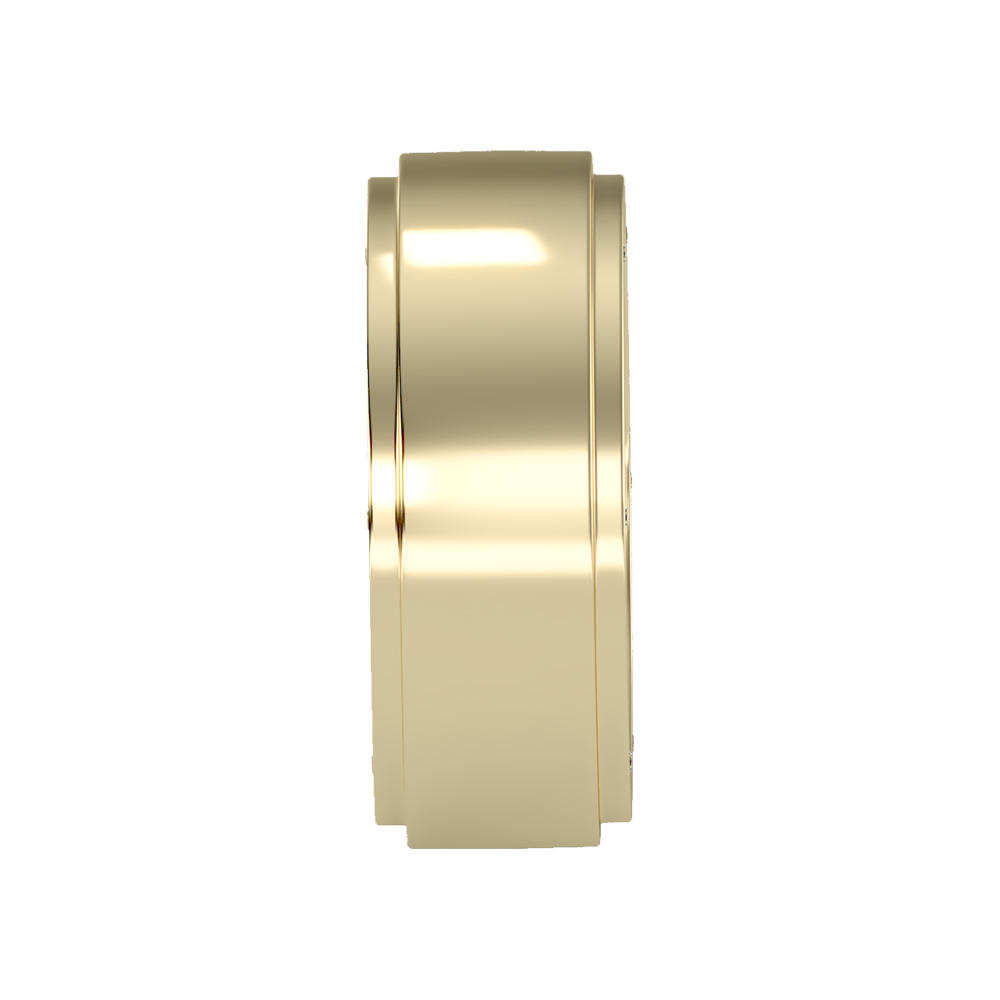 Divine Men's Broad Band Ring In 925 Sterling Silver - Eleven