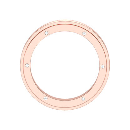 Divine Men's Broad Band Ring - Two