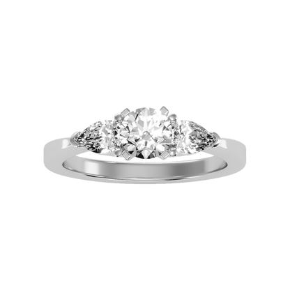 Divine Tri Stone Ring - Six
