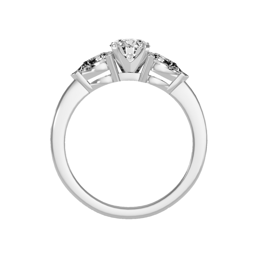 Divine Tri Stone Ring - Eight