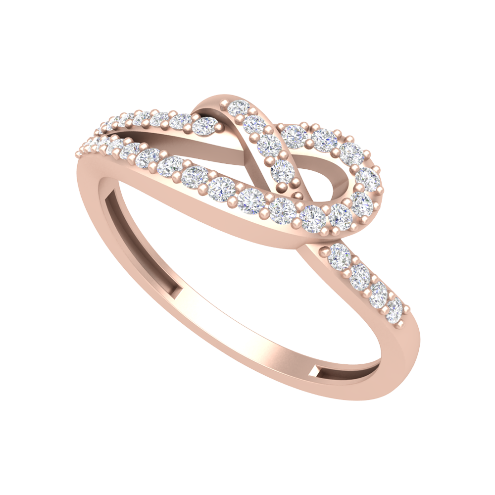 Dollice Diamond Band In 925 Sterling Silver - Two