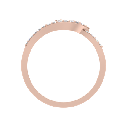 Dollice Diamond Band In 925 Sterling Silver - Five