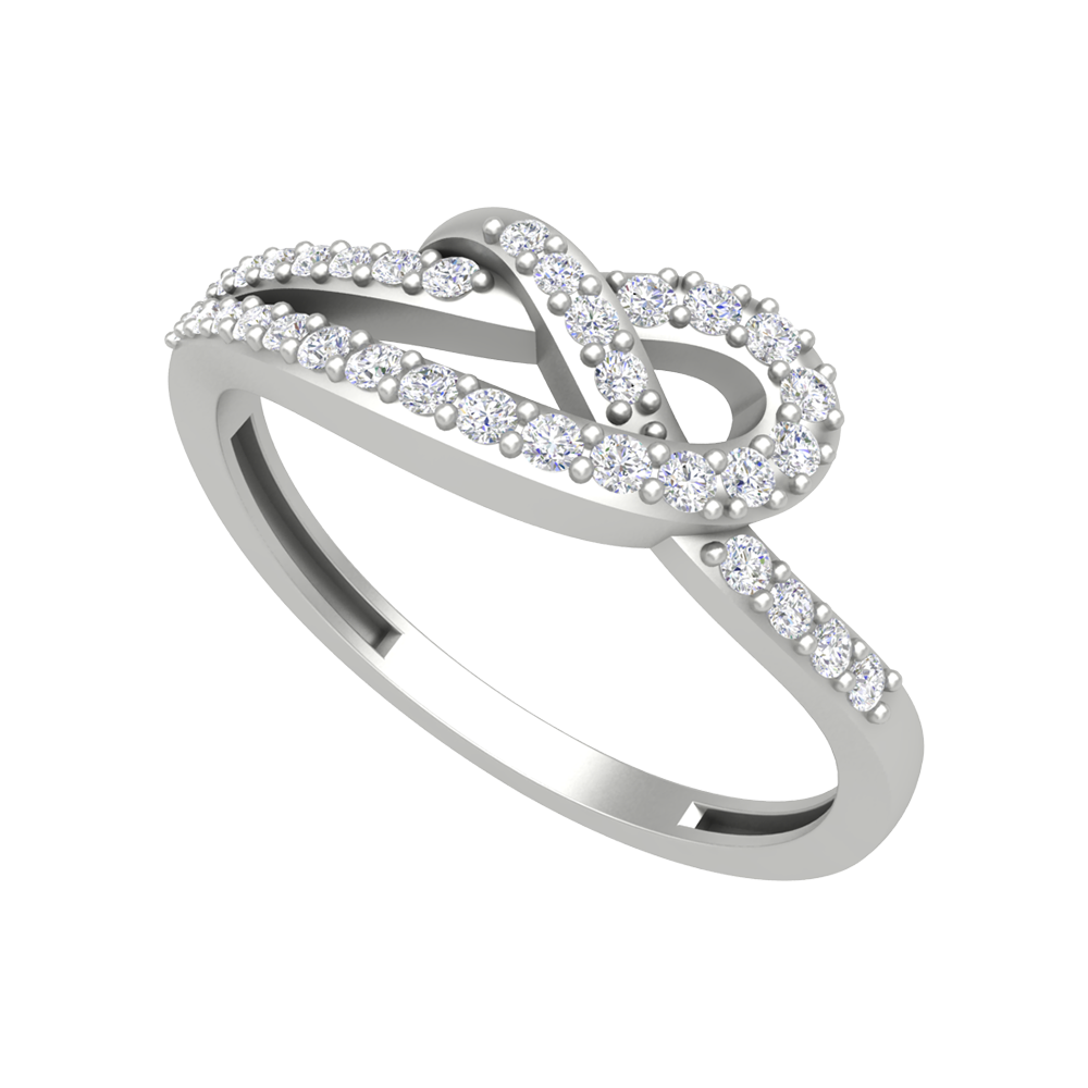 Dollice Diamond Band In 925 Sterling Silver - Six