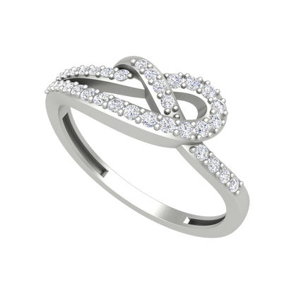 Dollice Diamond Band In 925 Sterling Silver - Six