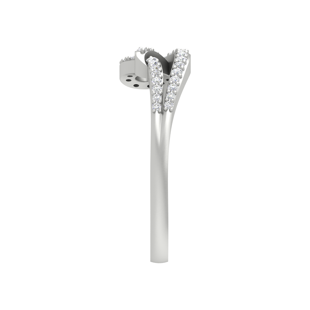 Dollice Diamond Band In 925 Sterling Silver - Eight